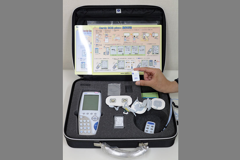 超小型防水ホルター心電計