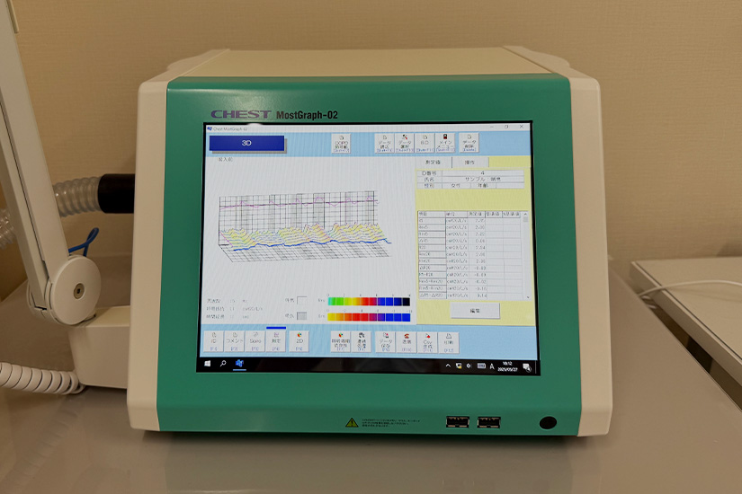 総合呼吸抵抗測定装置(モストグラフ)